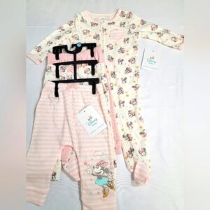 Disney Baby Wishes + Dreams Character Infant Sleeper/ Matching Set Of 3 Joggers